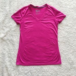 Pink nike workout top
